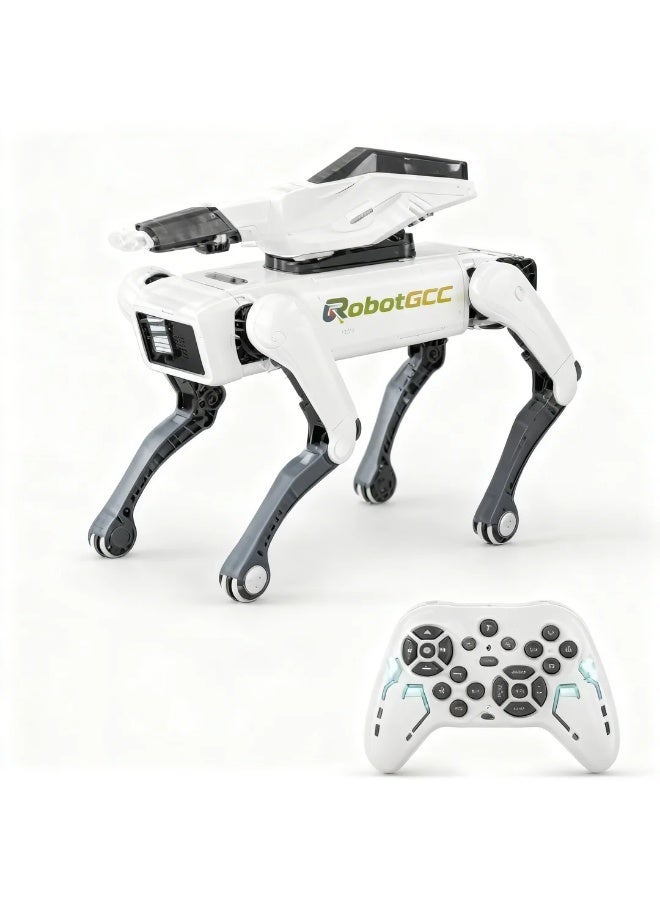 robotgcc AI Robot Dog Smart Remote Control Robot Dog Toy with Controller Programmable Robotic Dog STEM Education Robot Pet Electronic Robot Dog Walking Dancing Robot Toy for Kids Robotics Learning Smart Robot Puppy Interactive Tech Toy - Image 2