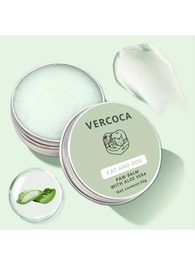 بلسم الكف والأنف للكلاب من فيركوكا - بلسم مرطب وملطف ومحمي للبشرة الحريرية للكلاب، مرطب مرطب للكلاب بتركيبة طبيعية لطيفة - Image 1