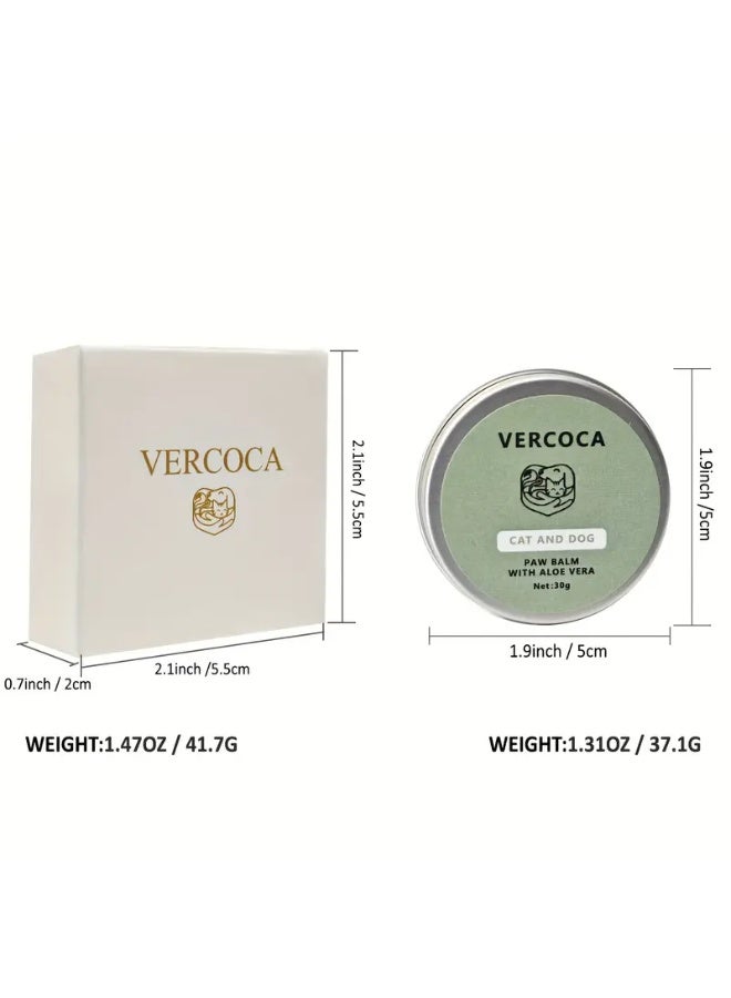 بلسم الكف والأنف للكلاب من فيركوكا - بلسم مرطب وملطف ومحمي للبشرة الحريرية للكلاب، مرطب مرطب للكلاب بتركيبة طبيعية لطيفة - Image 5