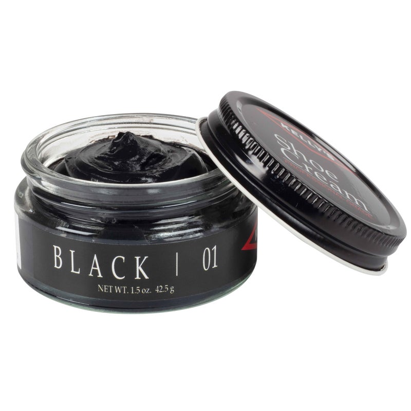 KELLYS Kelly's Black Shoe Polish 1.5 oz - Professional Leather Shoe Cream - Image 1