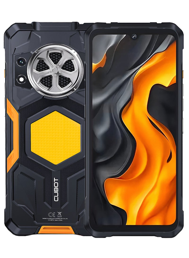 Cubot KingKong Power 5 Rugged Smartphone 4G 6GB RAM+128GB ROM 6.88 Inch Display Android 15 Smart Phone 64MP+16MP CamerA 15300mAh Battery/ NFC/Fingerprint & Face/ Dual SIM & LED Camping Light-Black - Image 1