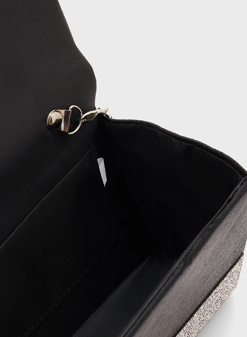 Ella Limited Edition Diamante Mini Satchel Bow Clutch Bag