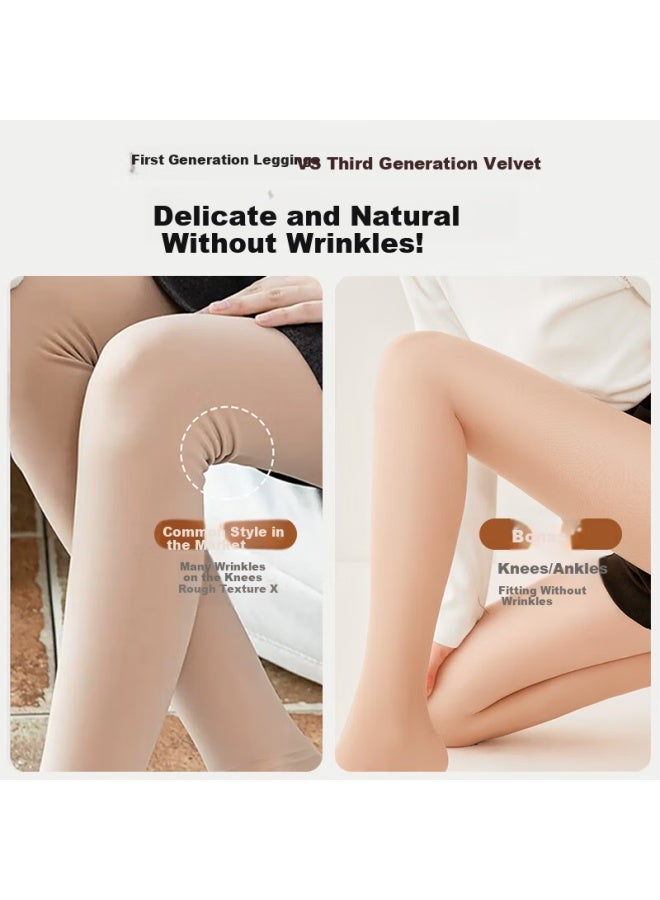BONAS Bounas thick Silk Stockings Summer Bare Legs Artifact Pressure Socks Leggings Women Velvet Micro-pressure Pantyhose - Image 2