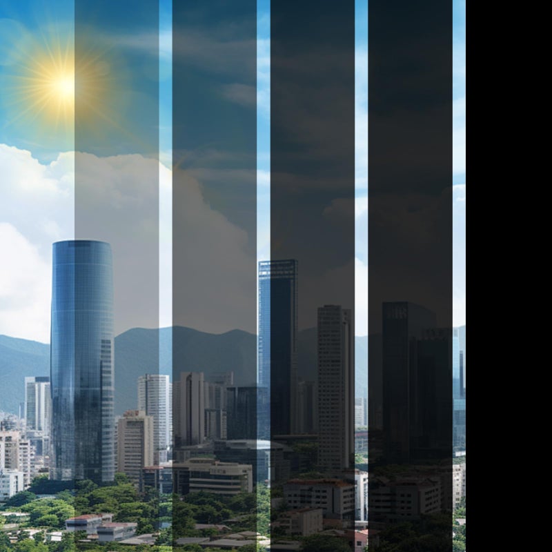 FuFin Total Blackout Window Privacy Film with Installation Tools, 100% Light Blocking Room Darkening Windows Cover Heat Control Anti-UV Glass Sticker Window Tint for Home, 17.5InchÃ—78.7Inch - Image 1