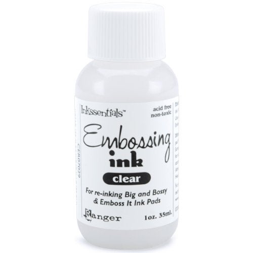 Ranger Inkssentials Embossing Ink Refill, Clear, 1 oz. - Image 1