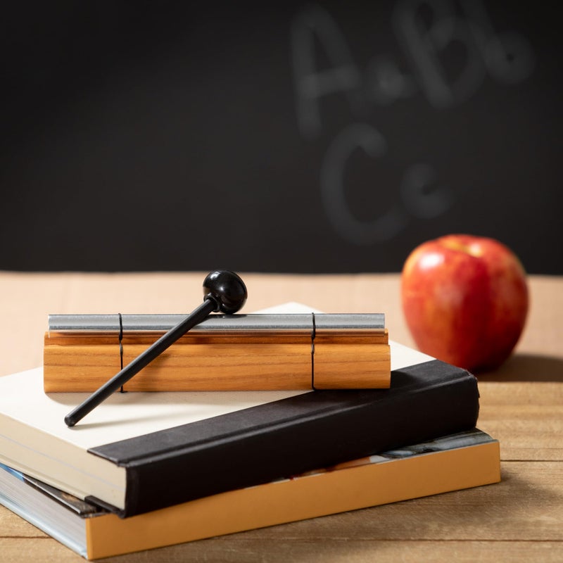 Woodstock Chimes Woodstock Wind Chimes Zenergy Solo Hand Chime, Silver (7") Musically Tuned for Meditation, Yoga and Mindfulness, Bell Percussion Instrument For Teachers and Classrooms - Image 3