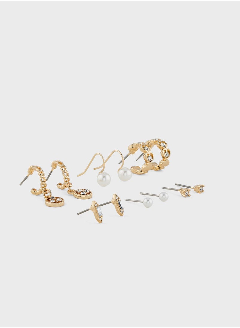 ELLA 6 Pack Mix Hoop Earrings  - Image 2