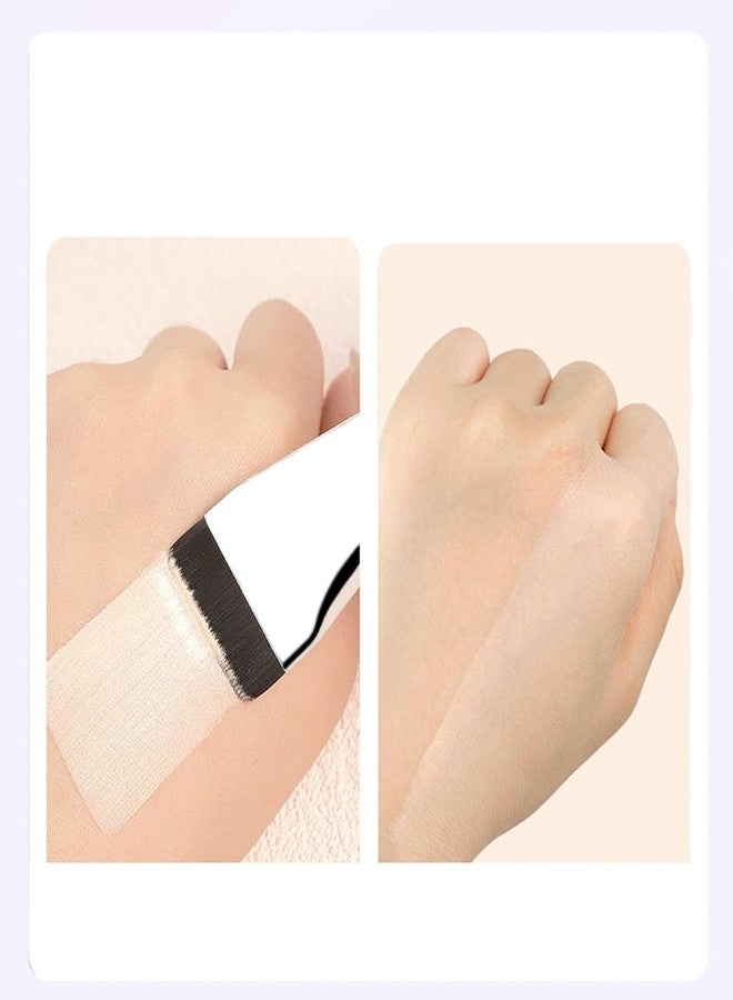 Much Hotter 2pcs Flat Foundation Brush for Liquid Makeup, Ultra Thin Flat Head Foundation Brush Soft Dense Flat Makeup Brush Beauty Brushes for Face Makeup Cosmetic Application,Premium Flat Brush Makeup - Image 5