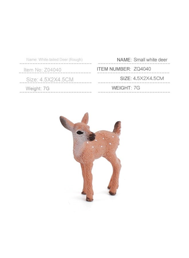NIBEMINENT Forest Wildlife Model - Creative Children's Cognitive Figurines of Deer and Reindeer