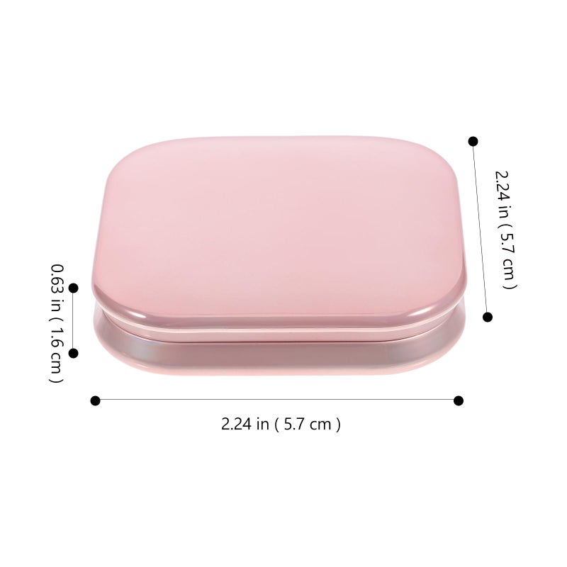 KALLORY Makeup Pallette 2pcs Magnetic Eyeshadow Makeup Empty Eyeshadow Containers Box Refillable Eye Shadow with Mirror for DIY Cosmetic Foundation Blush Rose Gold Eyeshadow - Image 2