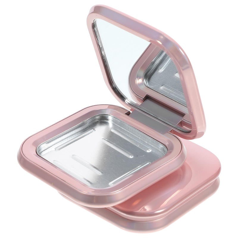 KALLORY Makeup Pallette 2pcs Magnetic Eyeshadow Makeup Empty Eyeshadow Containers Box Refillable Eye Shadow with Mirror for DIY Cosmetic Foundation Blush Rose Gold Eyeshadow - Image 1