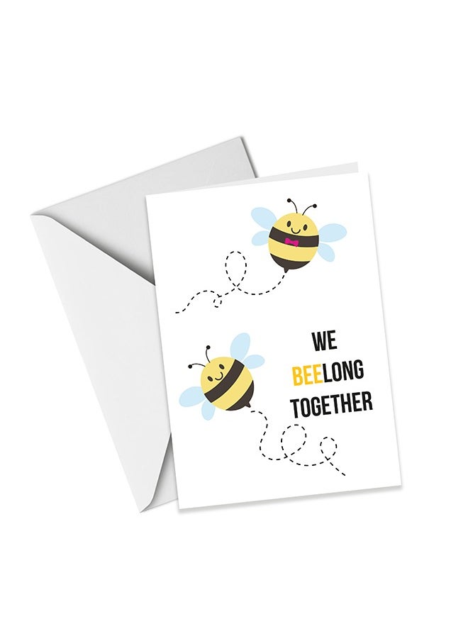 "We BeeLong Together" Greeting Card – A Heartfelt Expression of Love and Commitment - pzsku/ZA6C0BB9BA9004757E952Z/45/_/1736405461/cb8ee255-2982-464b-9c6b-a2d295aa0899