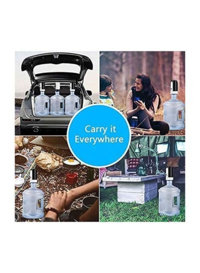 Automatic Drinking Water Bottle Pump Switch for 2-5 Gallon Jugs USB Charging Black - Image 3