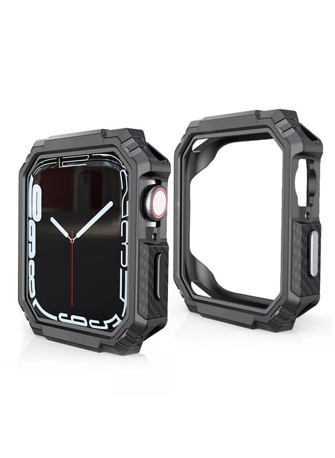 O Ozone 2 Pack Case Compatible with Apple Watch Series 10 46mm , Shockproof Ultra-Thin Hard PC Bumper Case All-Around Edge Protective Cover Frame for iWatch Accessories 46mm - Black  - Image 1