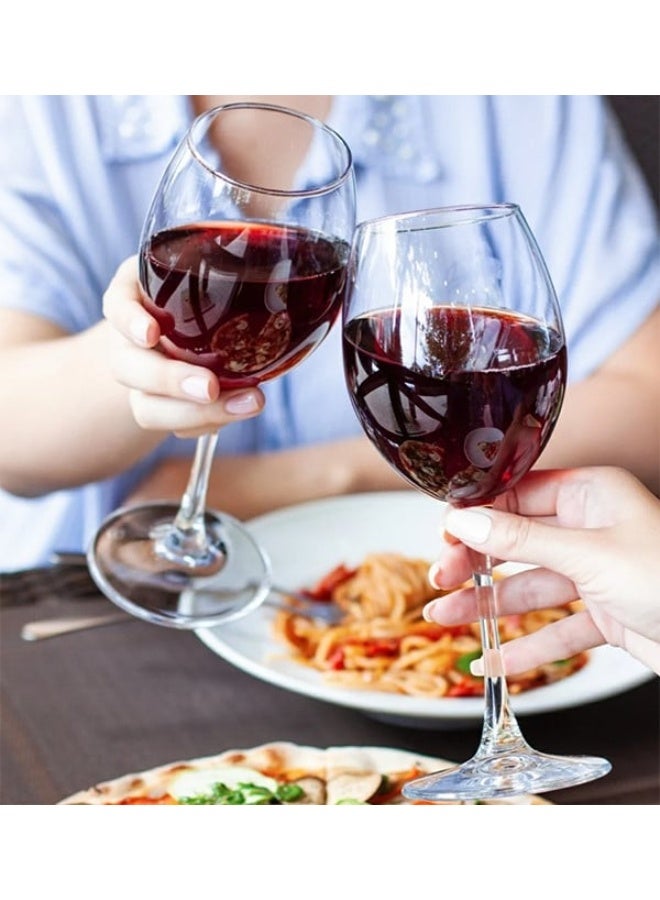 Paşabahçe كأس النبيذ الكبير من باساباهتشي إينوتيكا 550 مل - مجموعة من قطعتين - Image 2