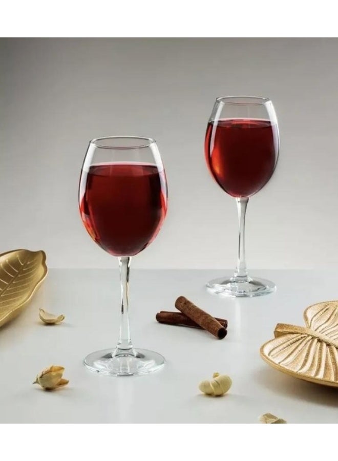 Paşabahçe كأس النبيذ الكبير من باساباهتشي إينوتيكا 550 مل - مجموعة من قطعتين - Image 1