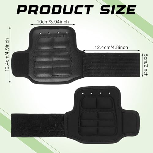 Soulchen Baseball Wrist Guard with Strap Leather Protective Shield for Right and Left Hand Catchers Mitt for Adult Baseball Accessory Supplies - Image 2