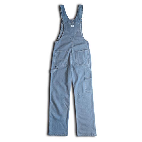 Liberty Womens Washed Denim Bib Overalls, Light Stone Washed, 2X-Large - Image 4