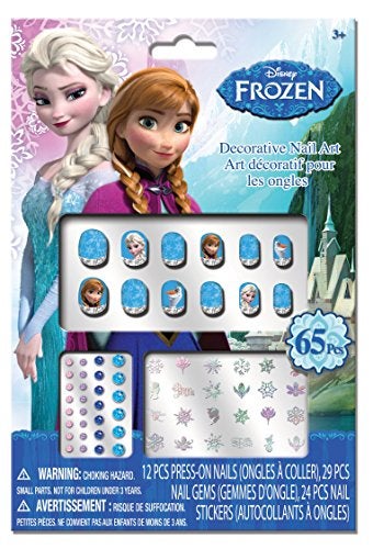 UPD Frozen Nail Art Set w Stickers and Gems 65 Pieces - Image 1