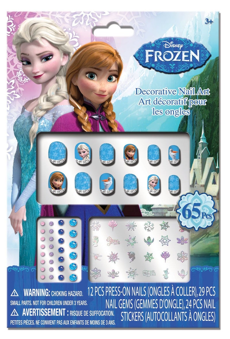 UPD Frozen Nail Art Set w Stickers and Gems 65 Pieces - Image 2
