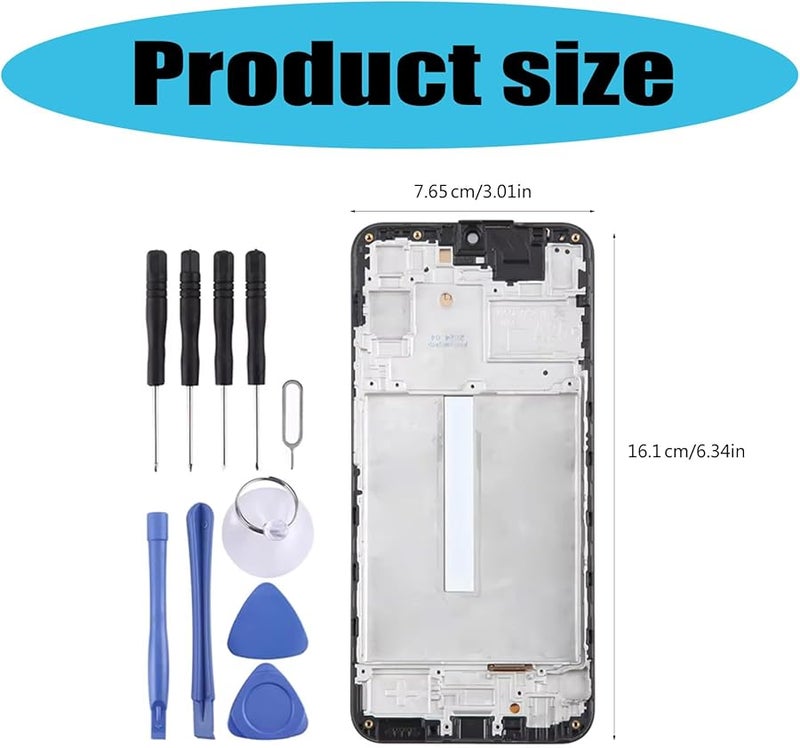 Samsung Galaxy A25 LCD Screen Touch Digitizer Full Assembly Frame Replacement - Image 5