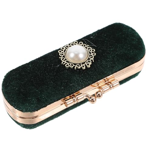 Cabilock Vintage Lipstick Box with Mirror Elegant Makeup Holder for Lipstick Lip Balm & Essential Oils Compact Travel Cosmetic Case - Image 1