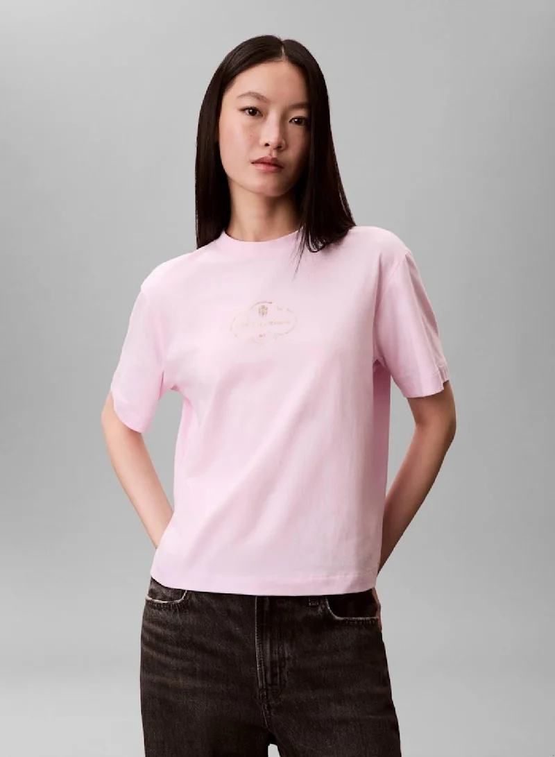 Calvin Klein Jeans Cocktail Logo Graphic Boxy T-Shirt