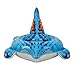HOHQB Lifelike Dinosaur Pool Floats Kid Pool Float Swimming Ring Tube Water for Kids Blue Stegosaurus Pool Ring - Image 4