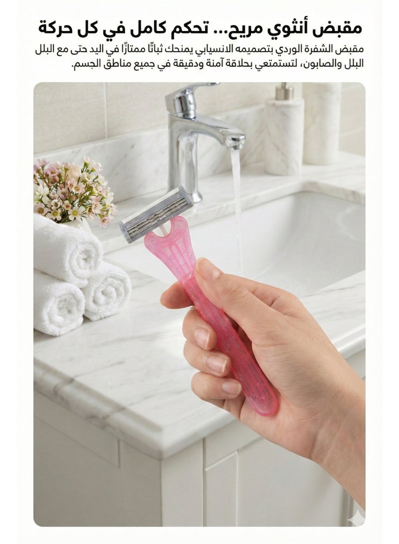 BOLAND LAURA Simply  3-Blade Razor, 12 Pieces - Image 5