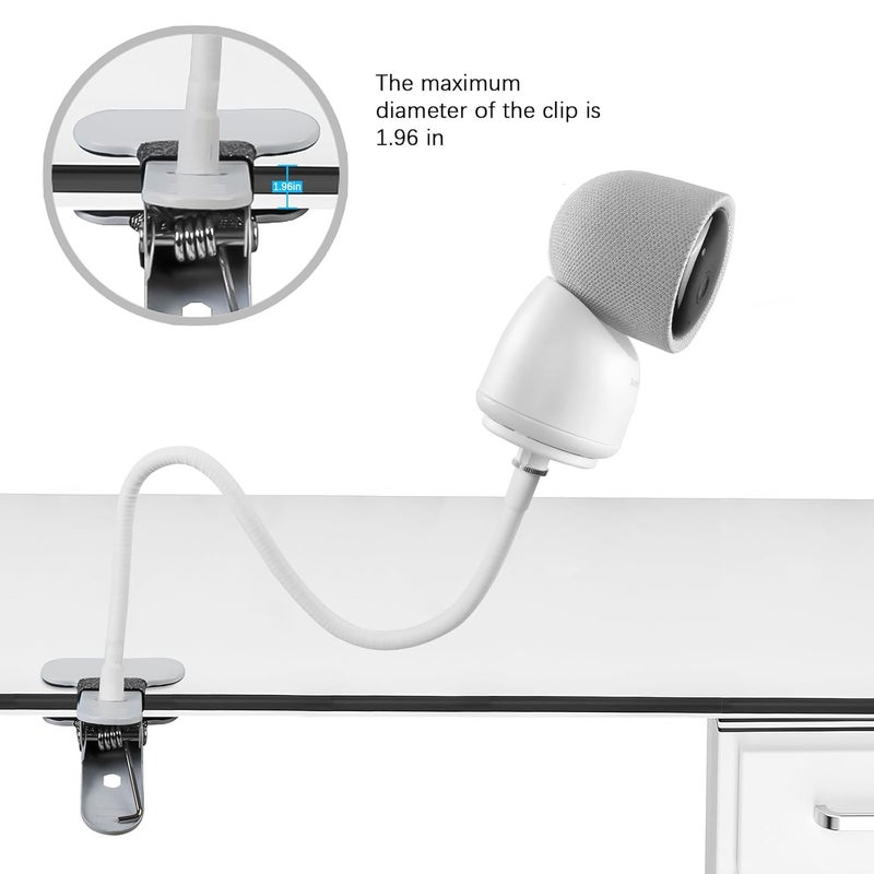 Koroao Clip Mount for Arenti Baby Monitor Without Tools or Wall Damage White - Image 4