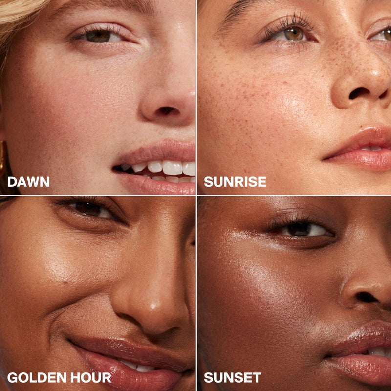 Supergoop! سوبرغوب! غلوسكرين SPF 40، ساعة ذهبية (توهج برونزي) - 0.68 أونصة سائلة - برايمر متلألئ + واقي شمس ملون واسع الطيف - يساعد في تصفية الضوء الأزرق - ترطيب - حمض الهيالورونيك وفيتامين B5 - Image 5
