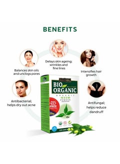 Indus Valley Bio Organic Neem Powder | Organic Azadirachta Indica, 100% Organic & Chemical Free Hair Cleanser For Healthy Hair - 200Gm - pzsku/ZA6C1588444B1B78D8053Z/45/_/1735817008/f583509b-d248-4c82-a947-7ccb94d42365