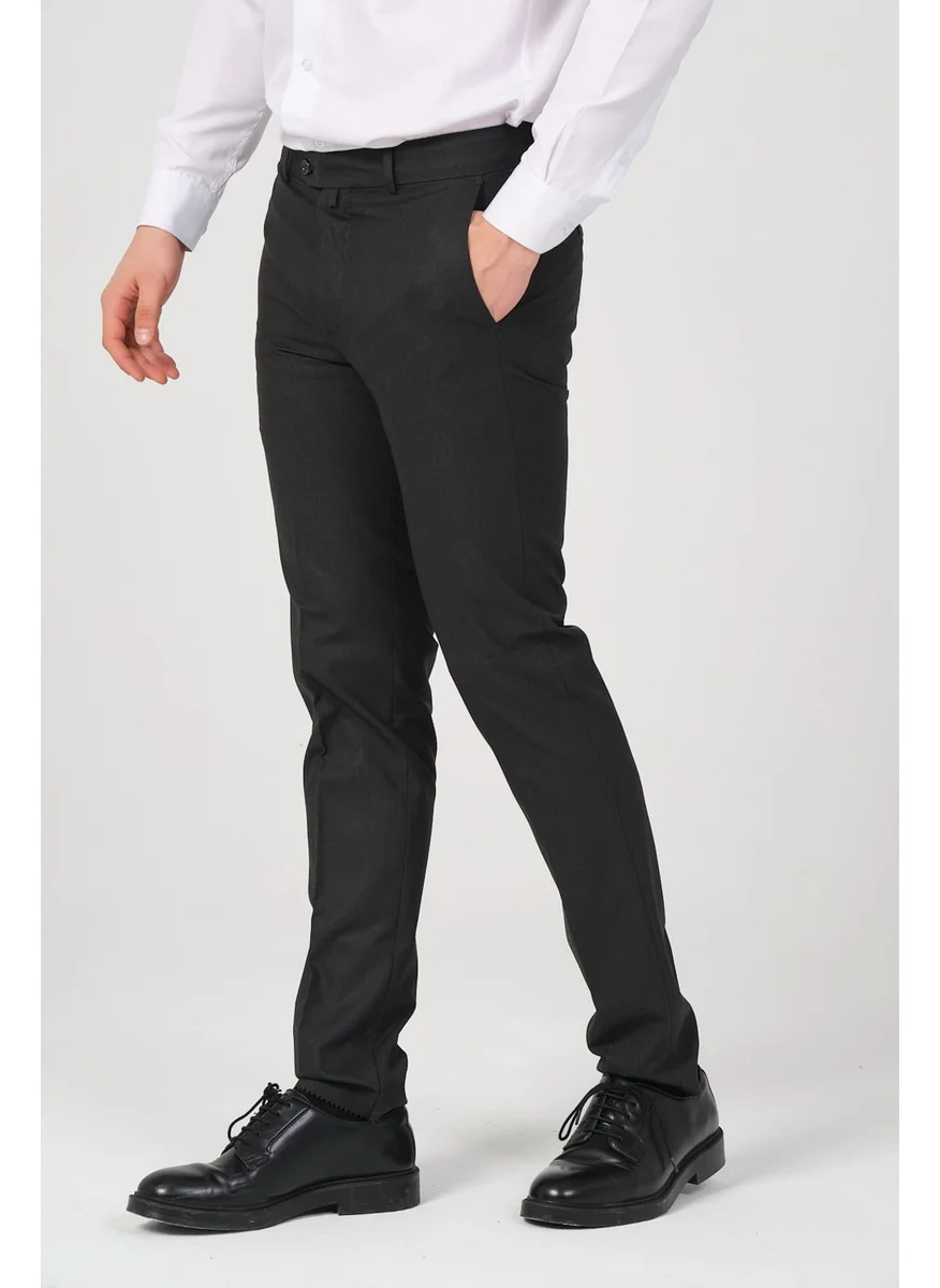 HYMAN Slim Fit Men's Fabric Trousers