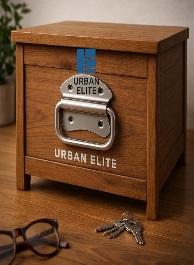 Urban Elite 3 Inch 304SS Stainless Steel Cabinet Pull Handles (Chrome) - Heavy Duty Drawer Handles for Wardrobe, Kitchen, Door, Bed Storage Box - Rustproof Furniture Handle Set - 4 Pieces - Image 4