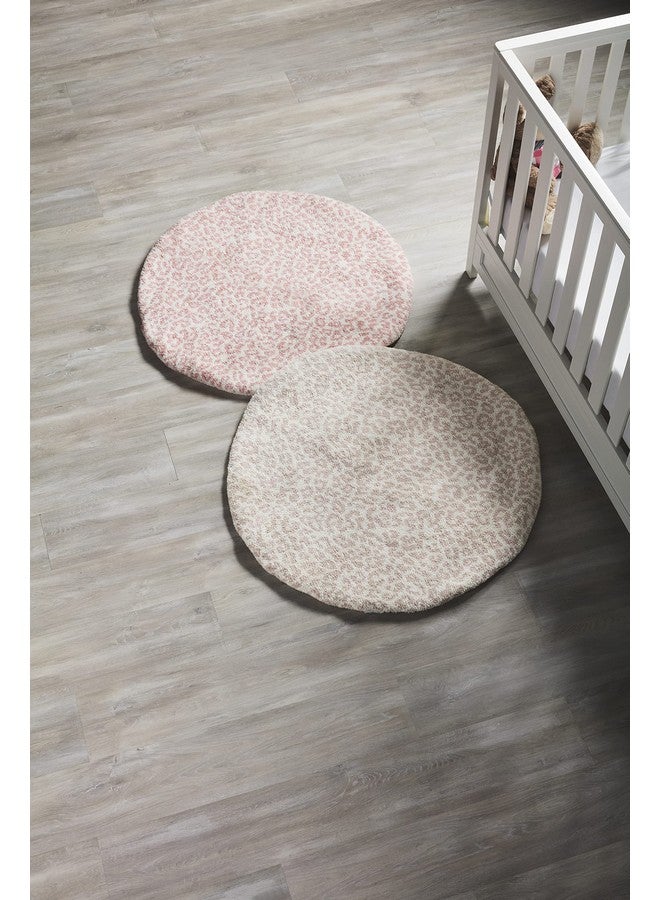 مد باي حضانة اطفال بنات شنيل حصيرة وردي ليوبارد 34 ضياء - Image 4