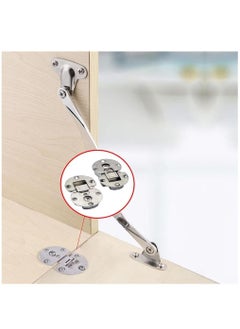 Y&D Folding Table Hinge 1/4'' 90 Degree Flip Top Drop Front Desk Drawer Adjustable Concealed for Cupboard Cabinet Furniture Doors Hardware Hinges  - Image 2
