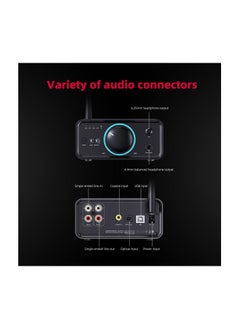 FiiO FiiO K7BT Balanced HiFi DAC Bluetooth Headphone Amplifier AK4493S*2, XMOS XU208 PCM384kHz DSD256,USB/Optical/Coaxial/RCA Inputs, 6.35mm/4.4mm Output(US Plug)  - Image 2