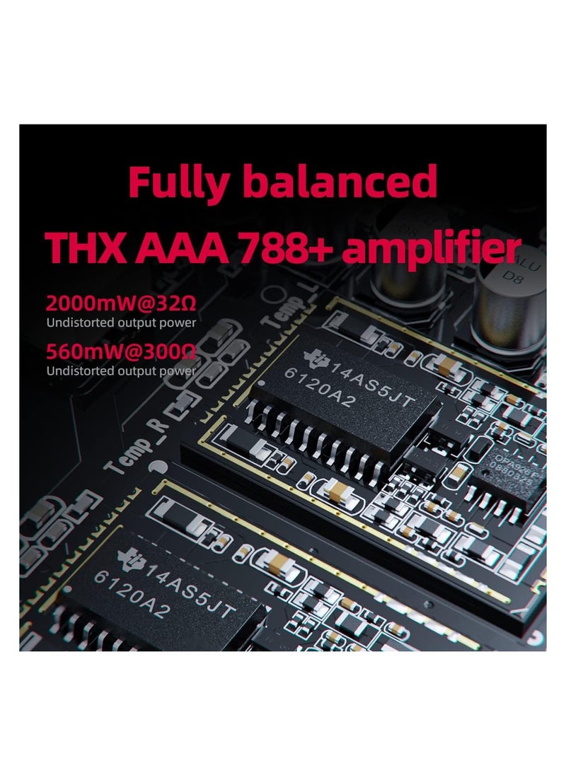 FiiO - FiiO K7BT Balanced HiFi DAC Bluetooth Headphone Amplifier AK4493S*2, XMOS XU208 PCM384kHz DSD256,USB/Optical/Coaxial/RCA Inputs, 6.35mm/4.4mm Output(US Plug) - Image 1