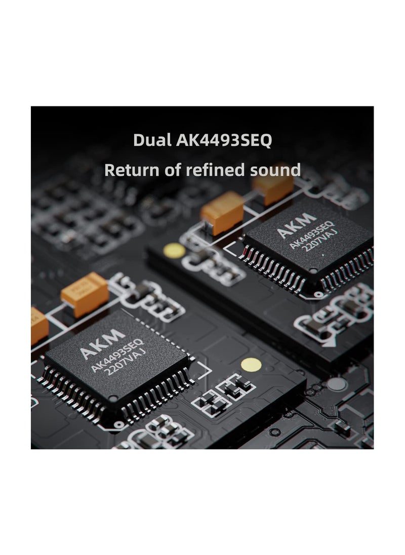 FiiO - FiiO K7BT Balanced HiFi DAC Bluetooth Headphone Amplifier AK4493S*2, XMOS XU208 PCM384kHz DSD256,USB/Optical/Coaxial/RCA Inputs, 6.35mm/4.4mm Output(US Plug) - Image 1