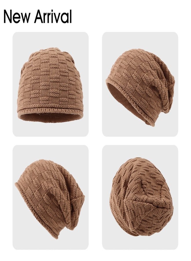 Zsedrut 3PCS Cotton Baby Beanie Autumn Baby Hat Newborn Infant Toddler Beanie Knitted Kids Hats for Boys Girls 0-8Y(Black+Dark Gray+Walnut, 2-8 Years) - Image 4