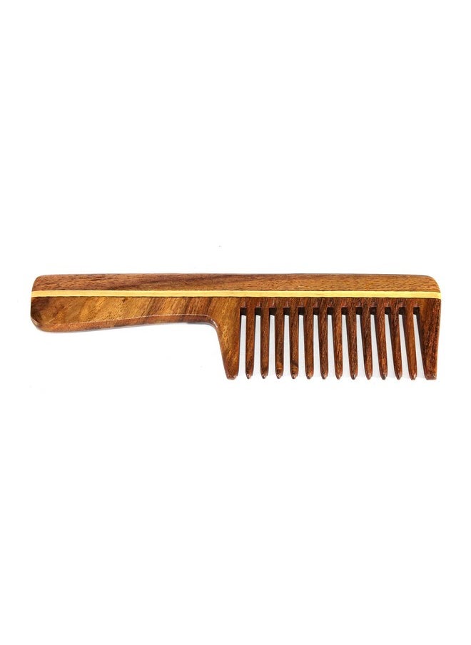 ESPLANADE eSplanade Sheesham Rosewood Comb for Anti-Static Hair Beard Moustache - Beauty Care Items - Men & Women - Brown - 7.5" Inches  - Image 1