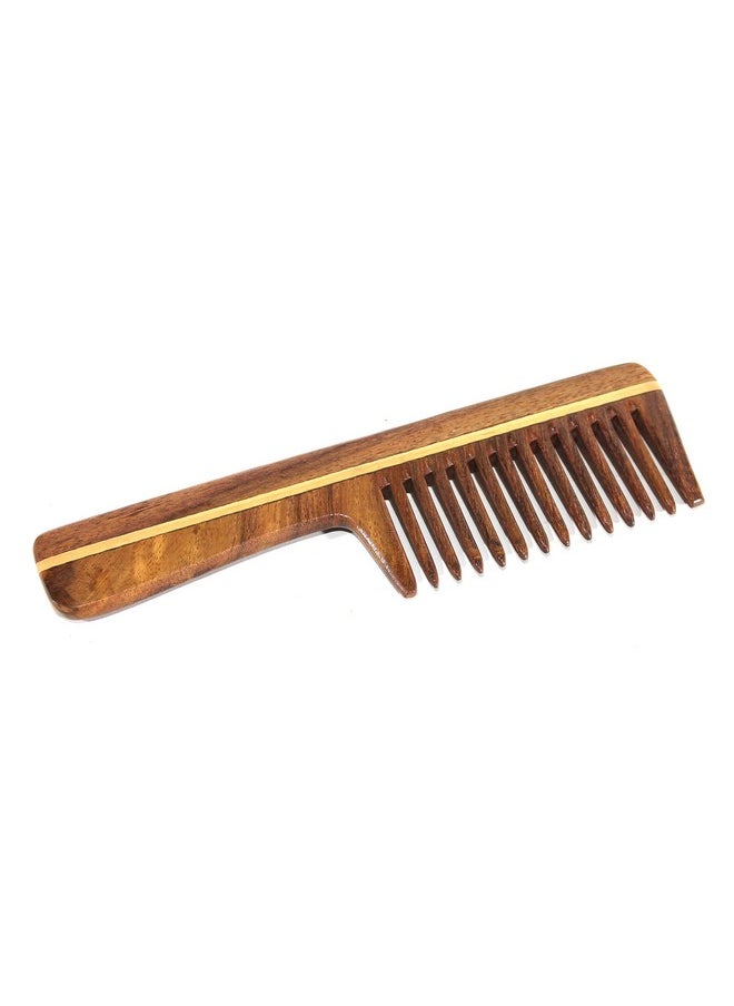 ESPLANADE eSplanade Sheesham Rosewood Comb for Anti-Static Hair Beard Moustache - Beauty Care Items - Men & Women - Brown - 7.5" Inches  - Image 3