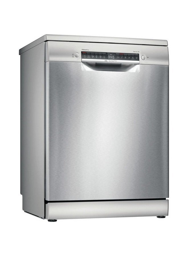 بوش 2400W Series 4 Free Standing Homeconnect Dishwasher Silver 10.3 L JAH163B7SMS4HMI65M 2400 W JAH163B7SMS4HMI65M silver - Image 1