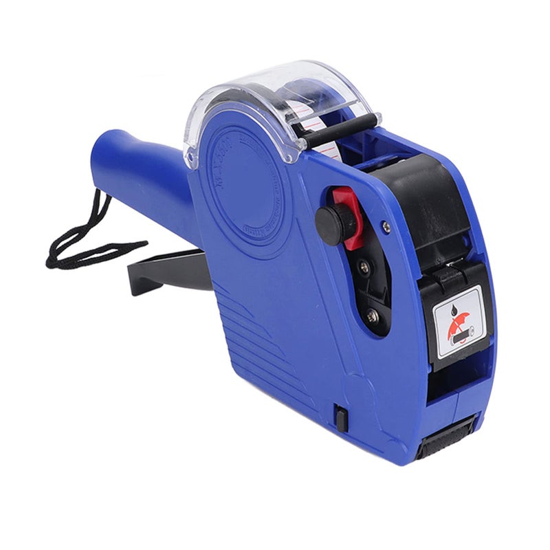 Blue Portable Manual Price Tag Labeling Machine With 8 Digits For Toys And Luggage - Image 5
