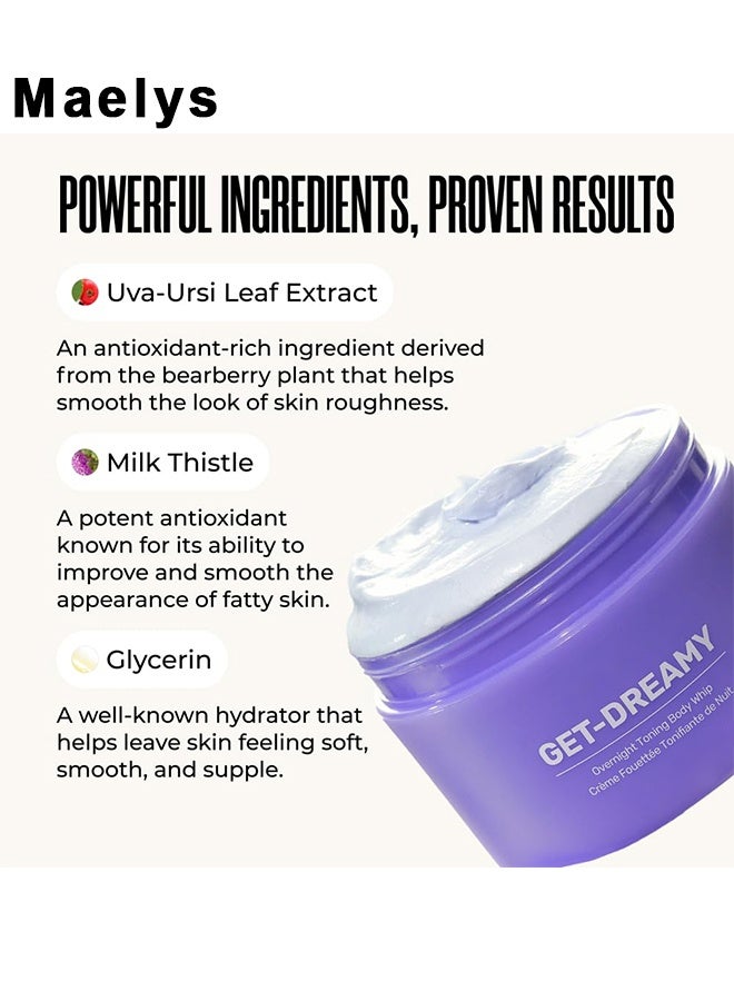 Maelys GET-DREAMY Overnight Toning Whip - Body Firming Whip That Works While You Sleep - Helps Target The Appearance Of Loose Skin On The Body - Image 2