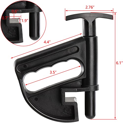 Hedume 4 Pack Tire Changer, Nylon Tire Bead Clamp Drop Center Tool, Universal Rim Pry Tire Changer Wheel Changing Helper Heavy Duty - Image 4