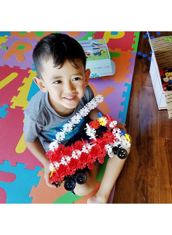 VIAHART Brain Flakes 3In1 Building Kit With Detailed Step By Step Instructions 580 Pieces To Build All 3 Vehicles Wheel Pieces And Special Parts Are Included Ages 7 And Up  - Image 5