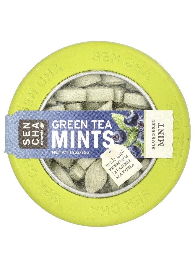 Sencha Naturals Sencha Naturals, Green Tea Mints, Blueberry Mint, 1.2 oz (35 g)  - Image 1