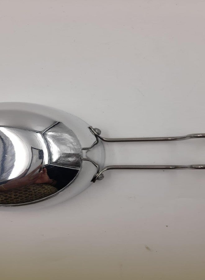 SHLINCO Stainless Steel Omelet Pan with Long Handle, Silver - Image 3