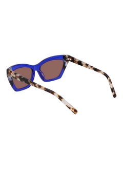 DKNY نظارة شمسية نسائية على شكل عين القطة - DK547S-425-5516 - مقاس العدسة: 55 مم  - Image 5